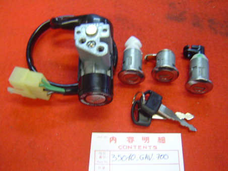 Ensemble Contacteur Clefs Serrures Honda SJ50 Bali 35010GAV700