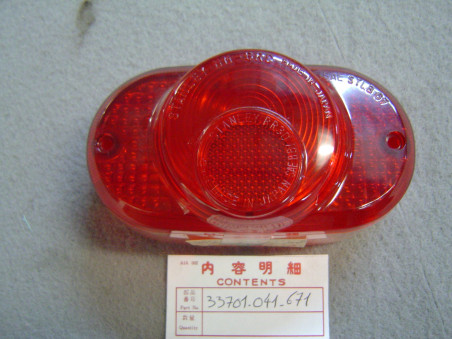 Cabochon feu arrière Honda 33701-041-671 CB250 CB450 SL350