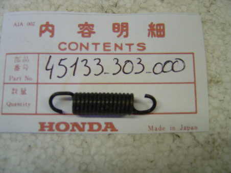 Ressort mâchoires frein Honda CB125 CD125 SS125 - Réf. 45133303000
