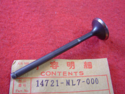 Soupape échappement de VFR750 1986 Honda 14721-ML7-000 idem 14721-ML7-690