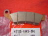 Plaquette Frein Avant Honda NX250 90/91 - Réf. 45105-KW3-681