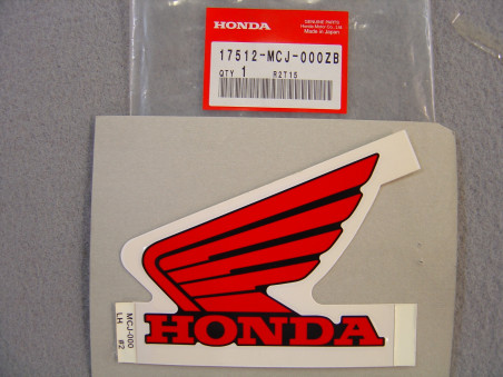 Autocollant réservoir gauche Honda CBR900RRY 2000 – Réf. 17512MCJ000ZB