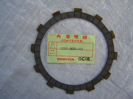 Disque Garni Embrayage Honda 22201MB0003 | VF750 VF1000