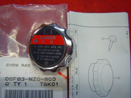 Bouchon de radiateur chromé Honda 08F83MZ0800