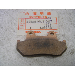Plaquette frein AR Honda VFR750 CBR600F CBR1000F 43105ML7007