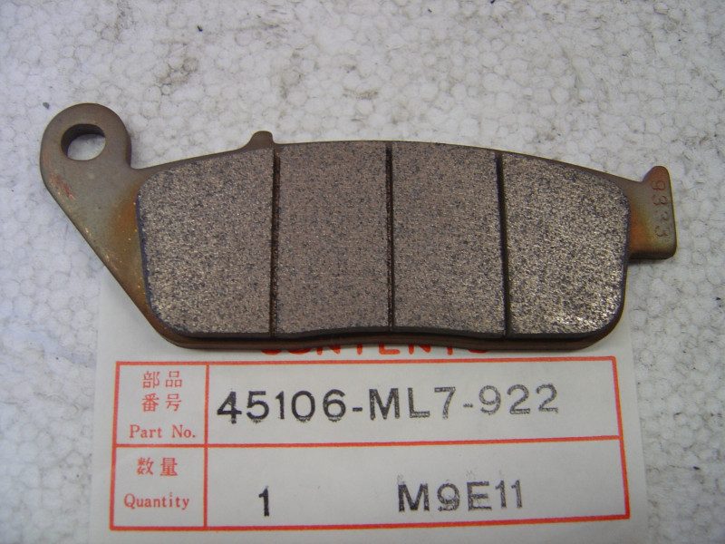 Plaquette B Frein Avant Honda VFR750F CBR1000 ST1100 PC800