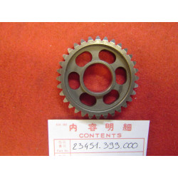 Pignon 32 dents 3ème vitesse Honda CB125T - Réf. 23451399000