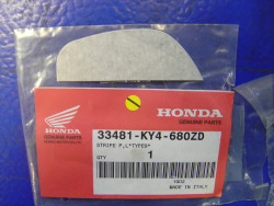 Décor autocollant support clignotant AV gauche Honda NSR125 92