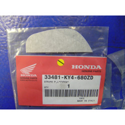 Décor autocollant support clignotant AV gauche Honda NSR125 92