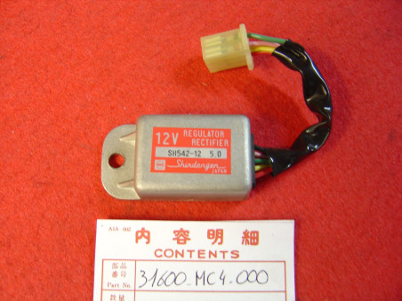 Régulateur Rectifieur Honda XL125R XL600 - Réf. 31600-MC4-000