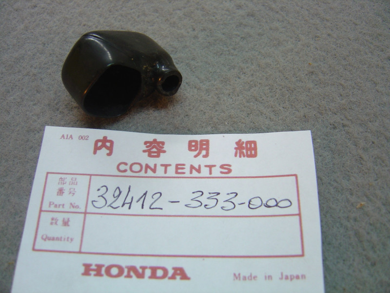 Caoutchouc fil positif batterie Honda CB350F F1 - Réf. 32412333000