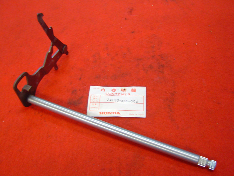 Axe sélecteur Honda CB250 CB400 T1 T2 – Réf. 24610413000