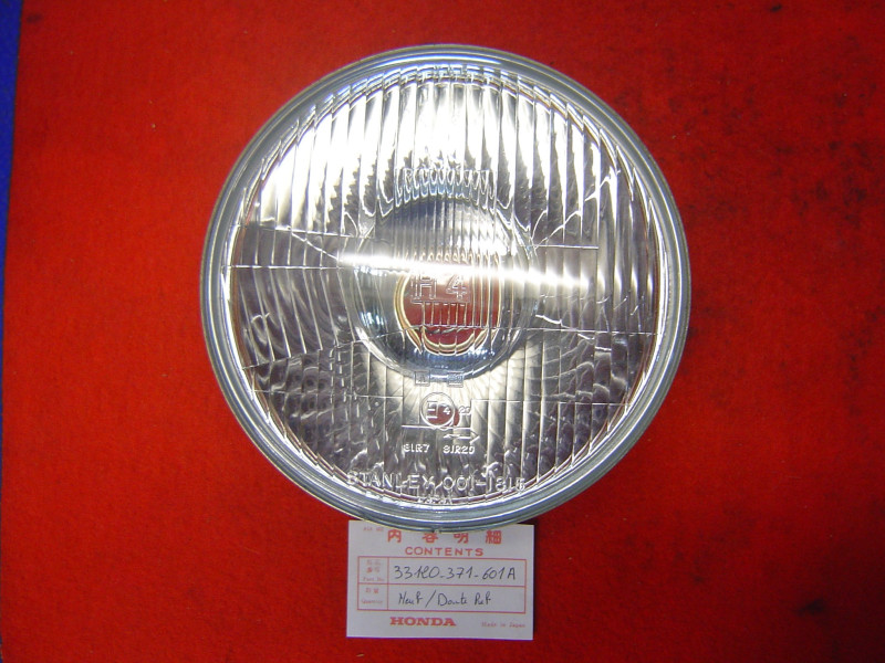 Optique Phare Honda 12V 60/55W Réf. 33120371601A