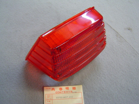 Cabochon Feu Arrière Honda CX650TC CX400 500EC - Réf. 33702MC7602