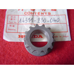 Pignon 13 dents chaîne distribution vilebrequin Honda CB125K