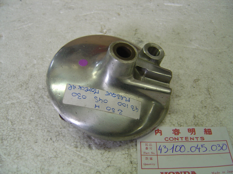 Flasque frein AR Honda Z50M réf. 43100045030 – Rare