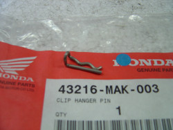 Goupille sur étrier de CB500 97/02 HONDA 43216-MAK-003