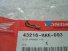 Goupille Étrier Frein Honda CB500 97/02 - Réf 43216-MAK-003