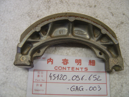 Mâchoire de frein Honda SL125 CBS125 CH125E - Réf. 45120096652