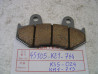 Plaquette frein avant Honda MTX125RW XL125R 45105KE1744