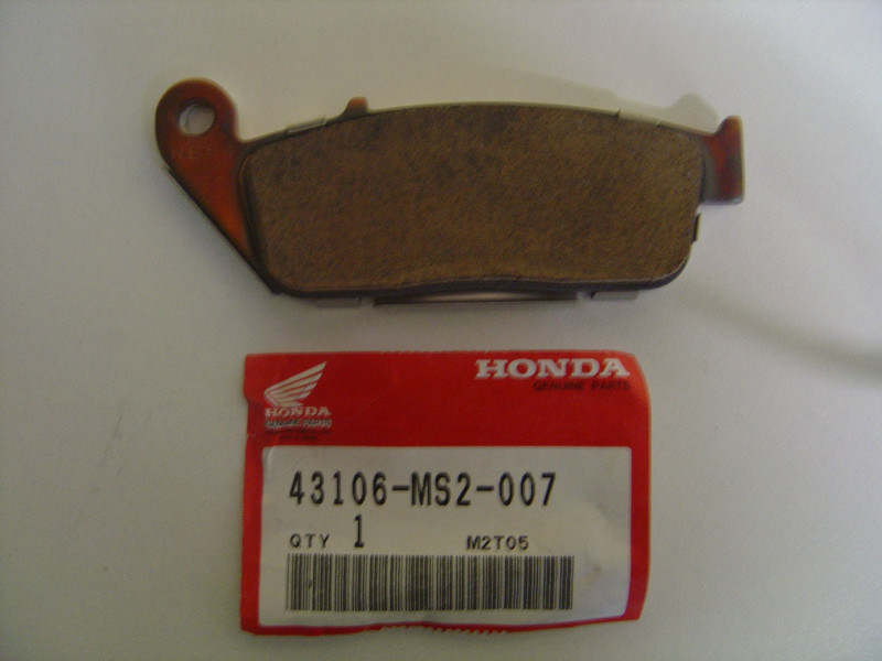 Plaquette frein arrière B Honda CBR1000F 89-92 – Réf. 43106MS2007
