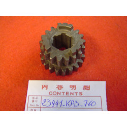 Pignon 3ème arbre primaire Honda CR125 83-85 | 23441KA3760