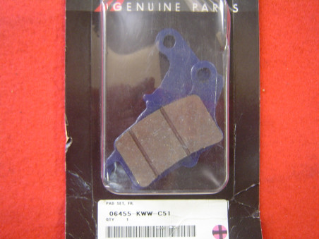 Plaquettes Frein AV Honda AFS110 CUB125 - 06455KWWC51