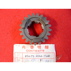 Pignon 21 dents 4ème sortie boîte Honda CR250 84 | 23471-KA4-740