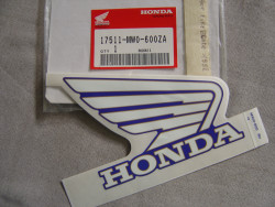 Décor autocollant réservoir droit CBR900RRN 92 Honda – Type 1