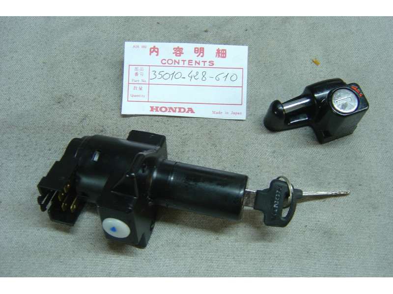 Contacteur clefs + antivol casque Honda 750FA 900FZ - Réf. 35010438610