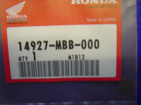 Pastille réglage soupape Honda 9.48mm x 1.85mm - Réf. 14927MBB000