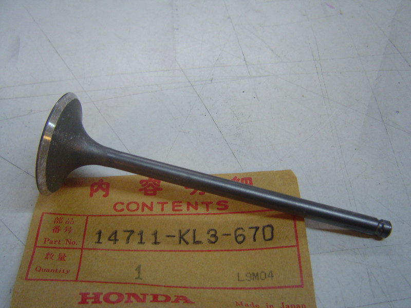 Soupape d'admission Honda XR350R – Réf. 14711-KL3-670
