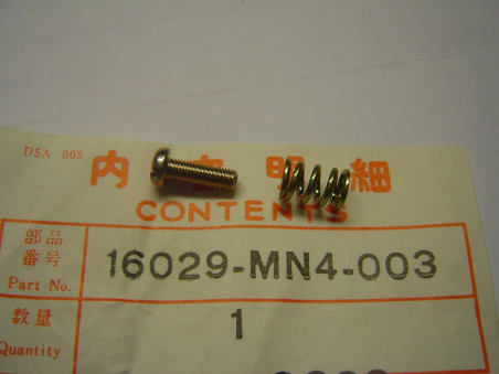 Vis Ressort Synchro Carburateur Honda - Réf. 16029MN4003