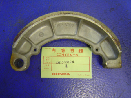 Mâchoire frein arrière Honda CB750 CB650 - Réf. 43120-393-006