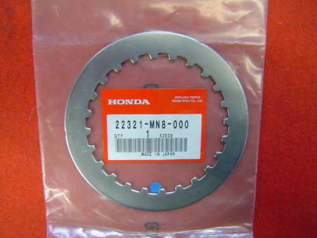 Disque lisse d'embrayage NTV650 89-97 NT650V 98-05 NT700V HONDA 22321-MN8-000