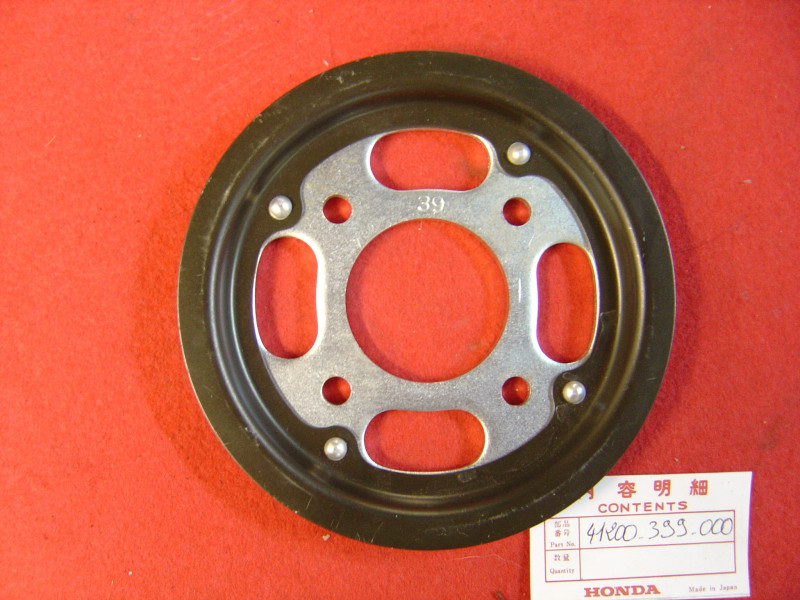 Couronne Transmission 39 Dents Honda CB125T – Réf. 41200399000
