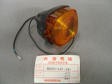 Clignotant avant droit Honda MT50S XL125S - Réf. 33400446651