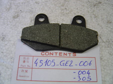 Plaquette frein avant Honda MBX50F - Réf. 45105GE2006