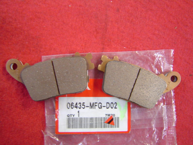 Plaquettes frein AR Honda CB600F CBR600 - Réf. 06435MFGD02