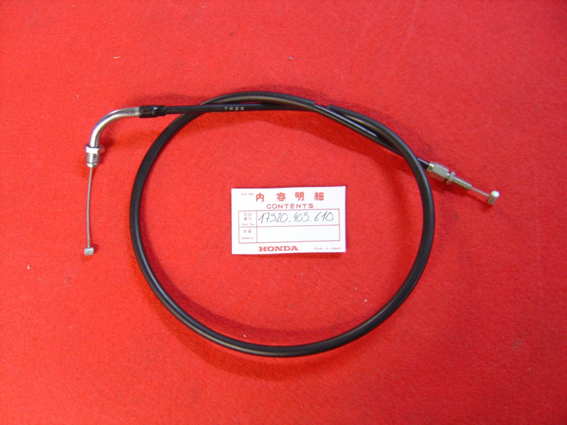 Cable de gaz (B) retour de CB750K7 CB750F2 (G) HONDA 17920-405-610