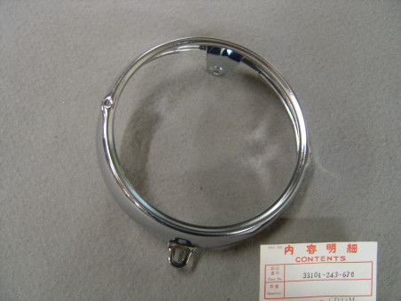 Cerclage de phare Honda SS125 - Réf. 33101243670
