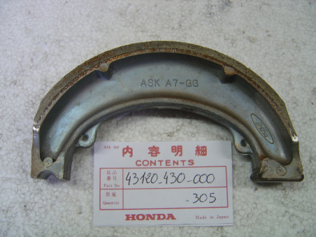 Mâchoire frein arrière Honda 43120-430-000