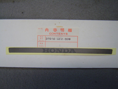 Décor autocollant compteurs Honda MBX80 MBX50 – Réf. 37616GE2003