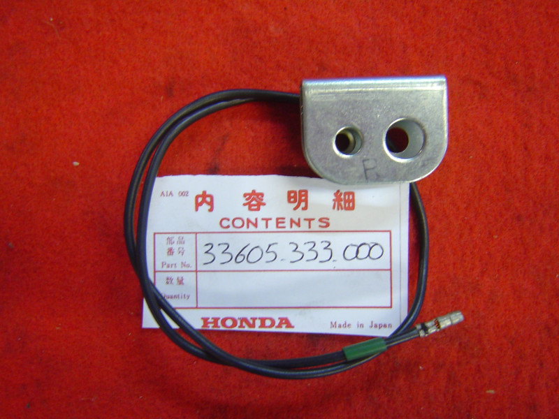 Support masse clignotant AR droit CB350F CB250G CB360G CB450 HONDA 33605-333-000