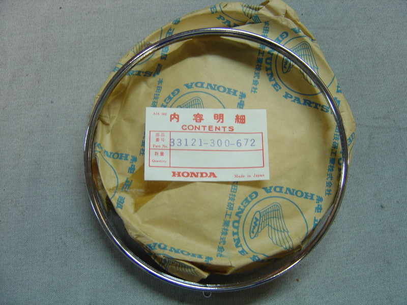 Cerclage phare intérieur Honda CB450 CB500 CB550 CB750