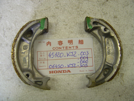 Mâchoires de frein Honda XR80R TL125 TLR200 – Réf. 45120KJ2003