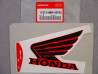 Décor autocollant réservoir gauche Honda CBR600F2 R127