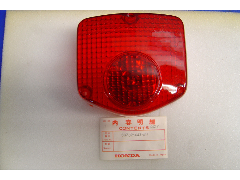 Cabochon feu arrière adaptable Honda CB250/400N CB400T XL125S