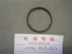 Joint torique D38.8x2.4 dans système d'admission de CX500T CX650T
