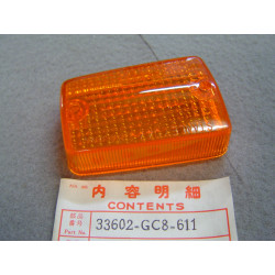 Cabochon clignotant AR Honda C90 NH50 NH80 - Réf. 33602GC8611
